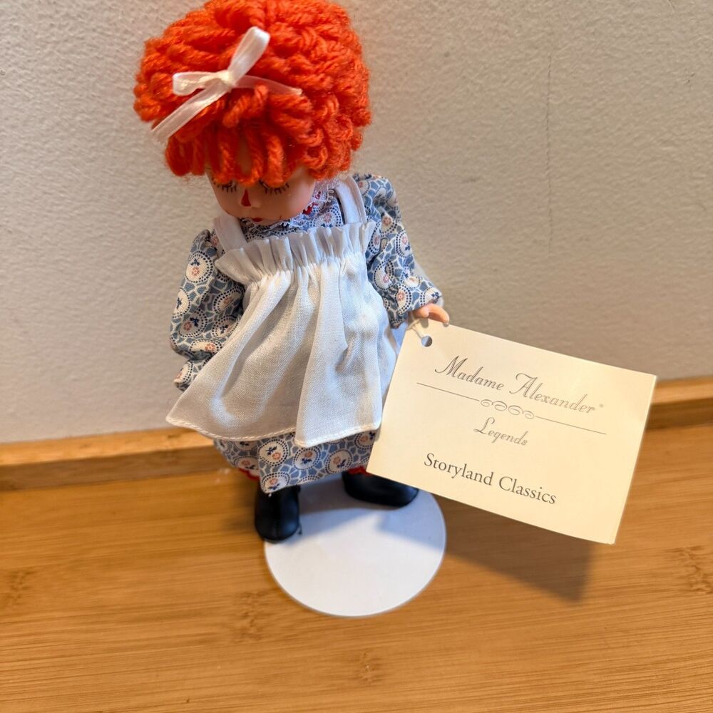 1994 Madame Alexander Mop Top Wendy 8" Doll Storyland Classics Tag Stand